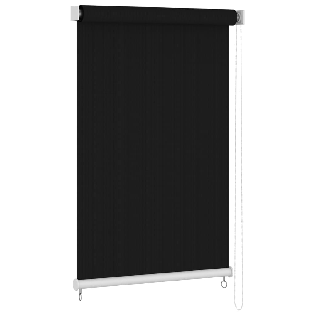 Outdoor Roller Blind 140x230 cm Black