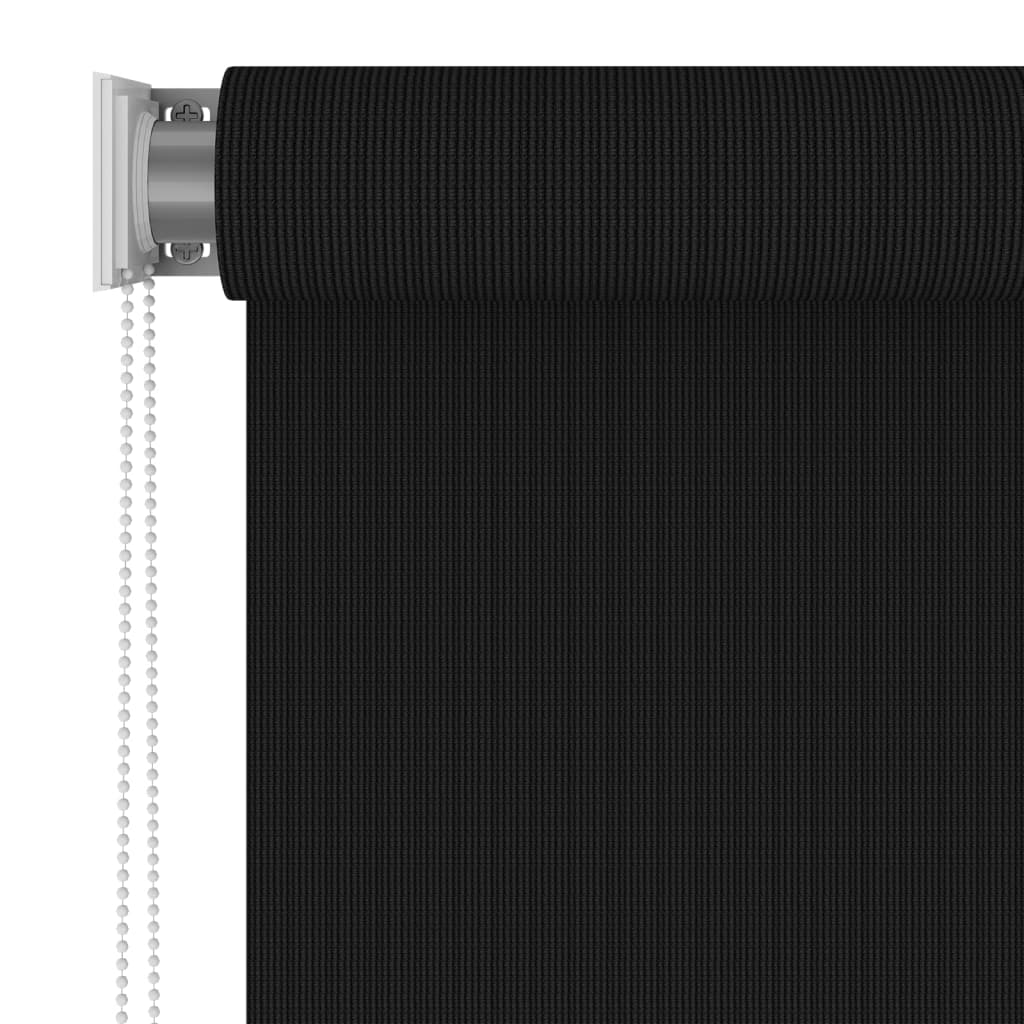 Outdoor Roller Blind 140x230 cm Black