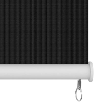 Outdoor Roller Blind 160x230 cm Black
