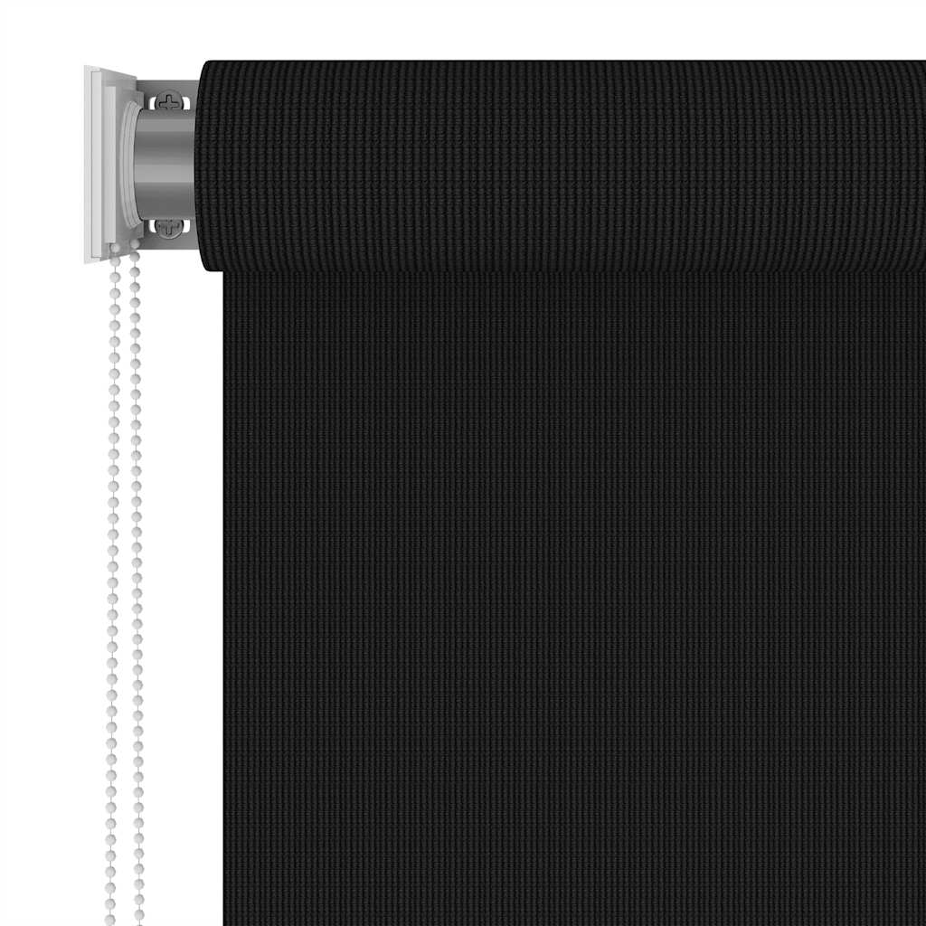 Roller Blind | Black | High-density polyethylene | 180 x 230 cm