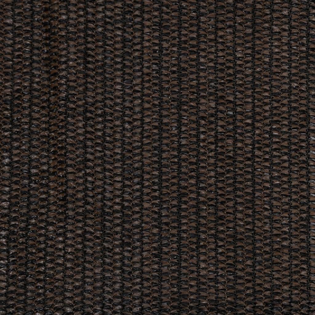 Outdoor Roller Blind 205(W)x140(H) cm Brown HDPE