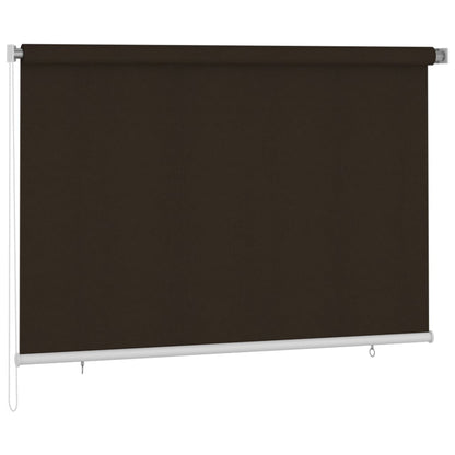 Outdoor Roller Blind 225(W)x140(H) cm Brown