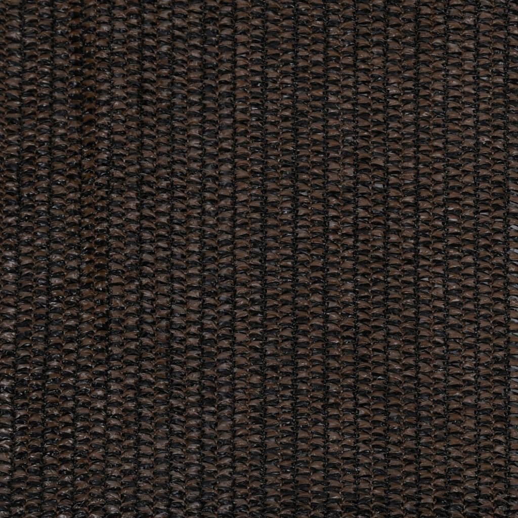 Outdoor Roller Blind 240x140 cm Brown HDPE
