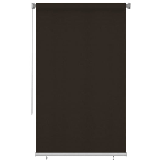 Outdoor Roller Blind 145(W)x230(H) cm Brown HDPE