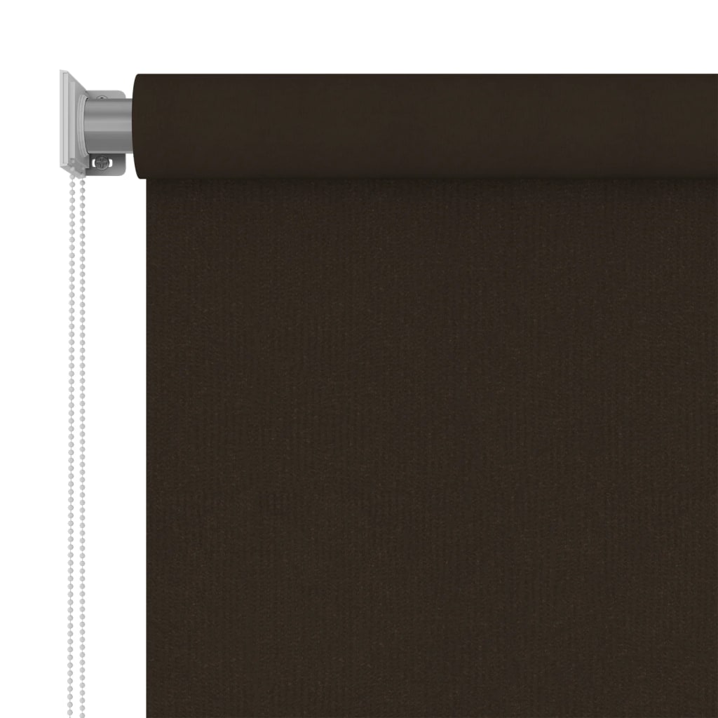 Outdoor Roller Blind 160x230 cm Brown HDPE