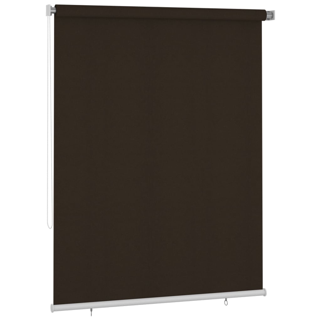 Outdoor Roller Blind 180x230 cm Brown