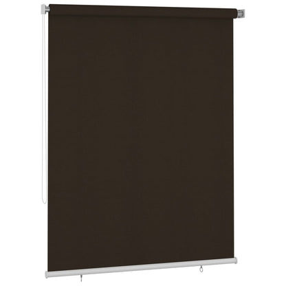 Outdoor Roller Blind 180x230 cm Brown