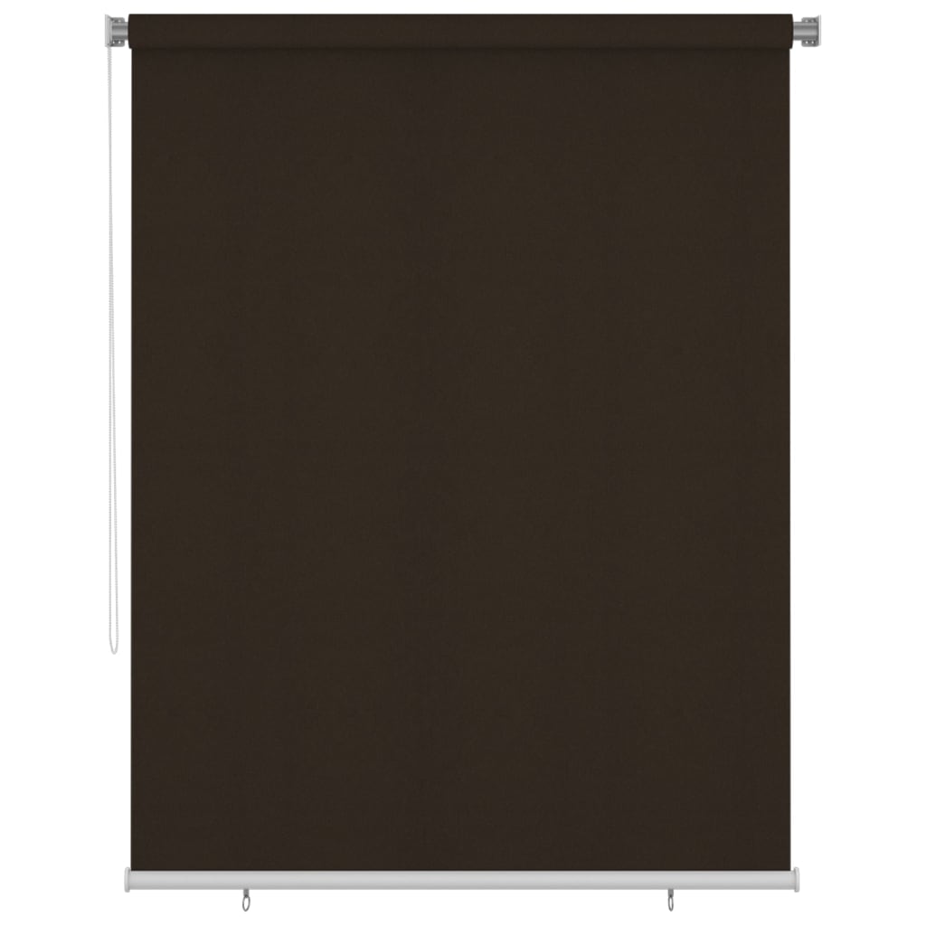 Outdoor Roller Blind 180x230 cm Brown