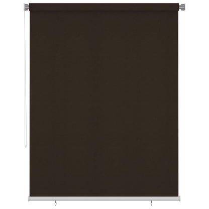 Outdoor Roller Blind 180x230 cm Brown