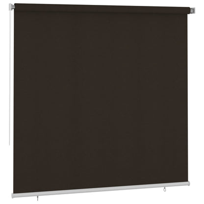 Outdoor Roller Blind 240x230 cm Brown