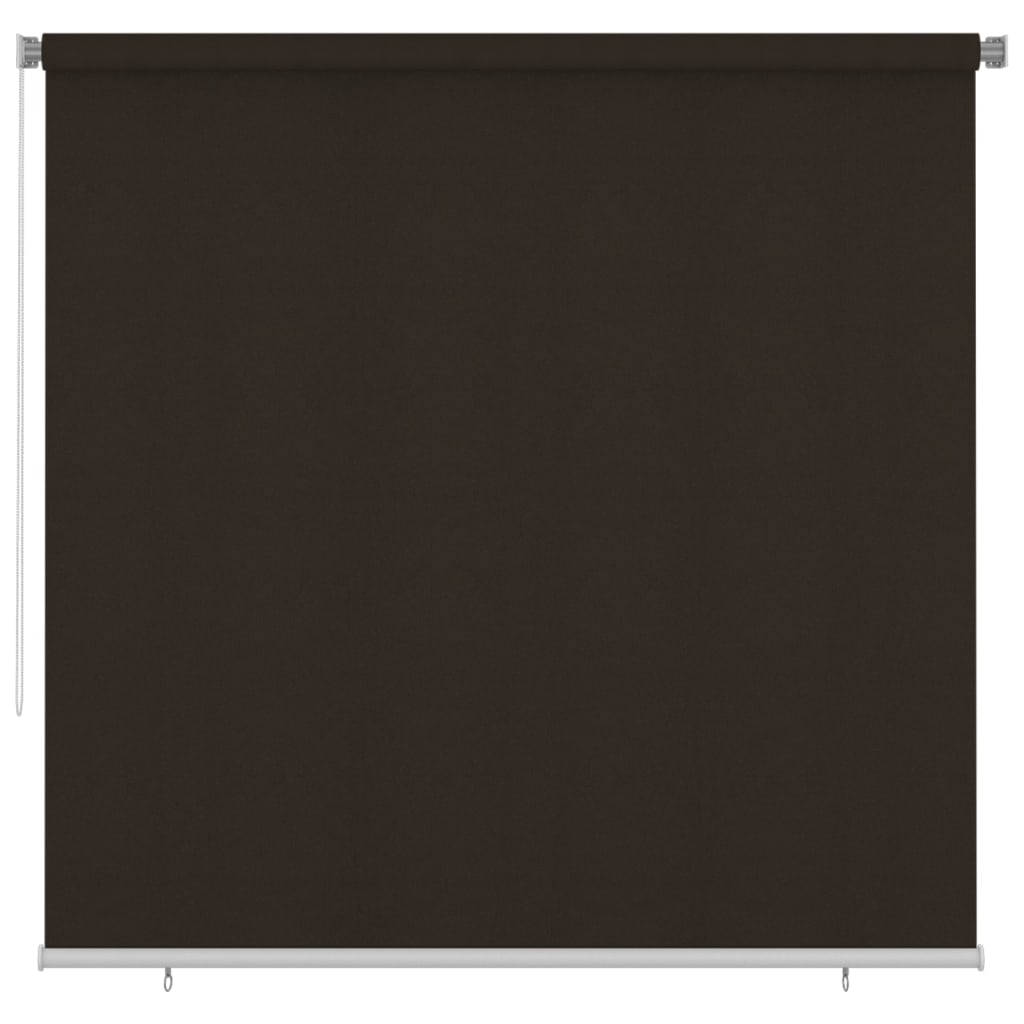 Outdoor Roller Blind 240x230 cm Brown
