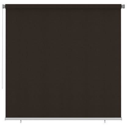 Outdoor Roller Blind 240x230 cm Brown