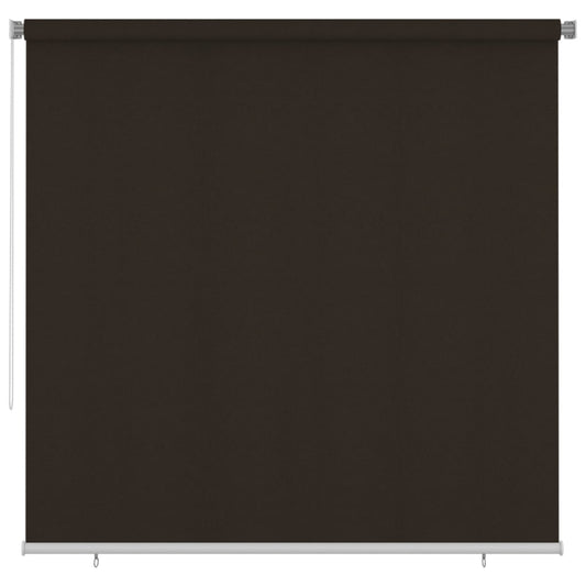 312987 vidaXL Outdoor Roller Blind 240x230 cm Brown