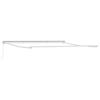 Awning Frame Manual White 400 x 350 cm Aluminium