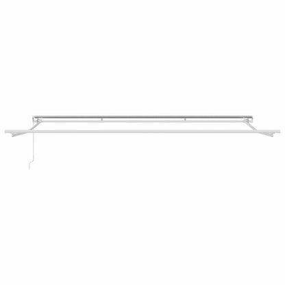 Awning Frame Manual White 400 x 350 cm Aluminium