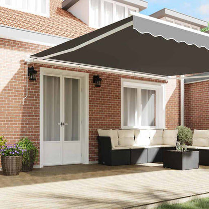 Awning Frame Manual White 450 x 350 cm Aluminium