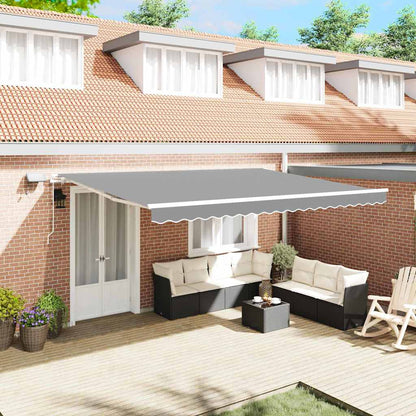 Awning Frame White 400 x 300 cm Aluminium