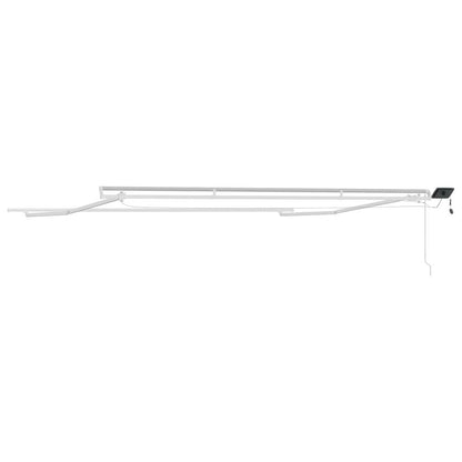 Awning Frame White 500 x 300 cm Aluminium