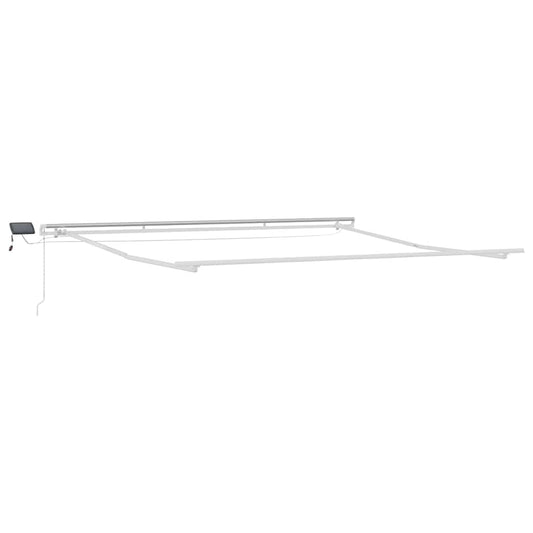 Awning Frame White 450 x 350 cm Aluminium