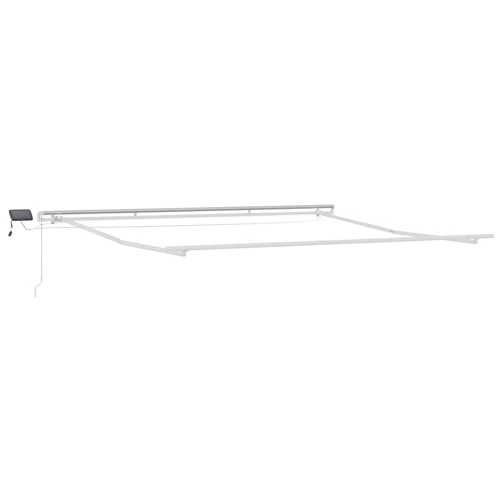 Awning Frame White 500 x 350 cm Aluminium