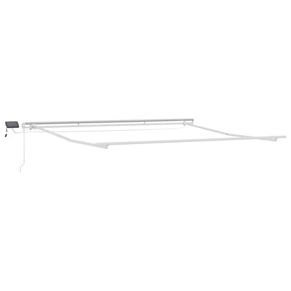 Awning Frame White 500 x 350 cm Aluminium