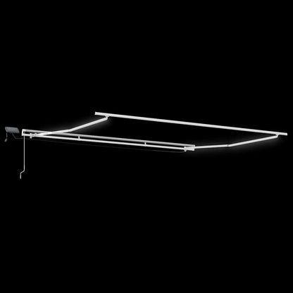Awning Frame White 500 x 350 cm Aluminium