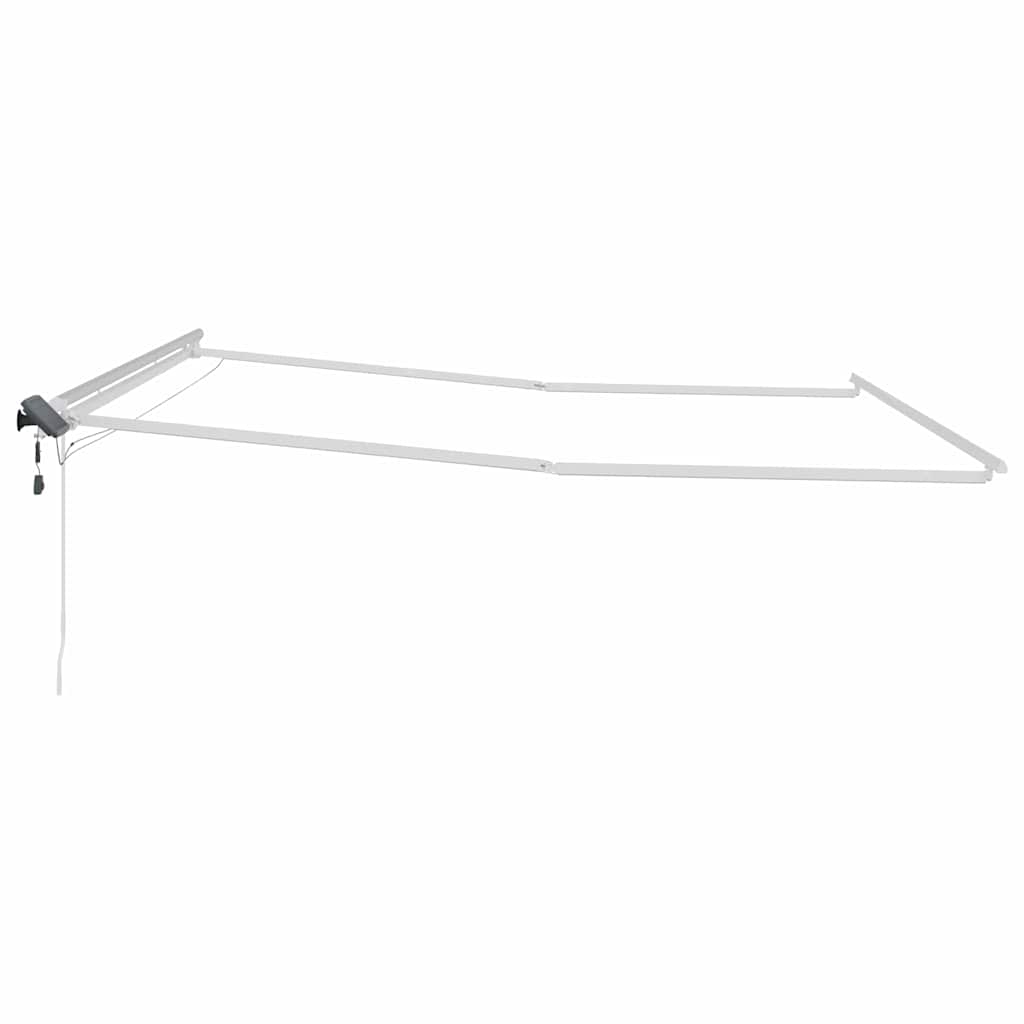 Awning Frame White 500 x 350 cm Aluminium