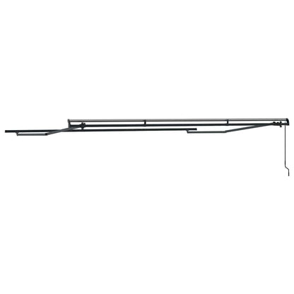 Awning Frame Manual Anthracite 500 x 300 cm Aluminium