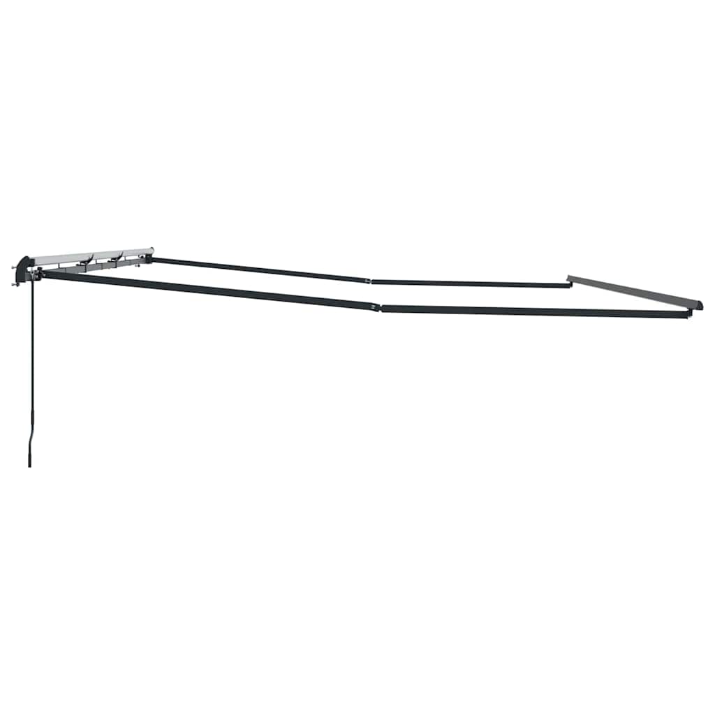 Awning Frame Manual Anthracite 600 x 300 cm Aluminium