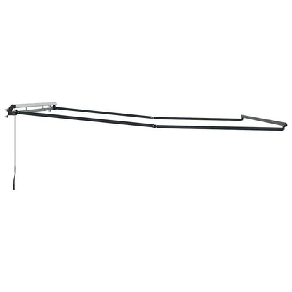 Awning Frame Manual Anthracite 400 x 350 cm Aluminium