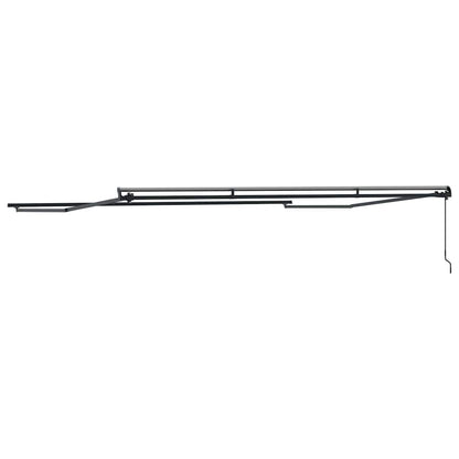 Awning Frame Manual Anthracite 500 x 350 cm Aluminium