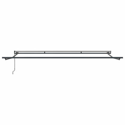 Awning Frame Manual Anthracite 500 x 350 cm Aluminium