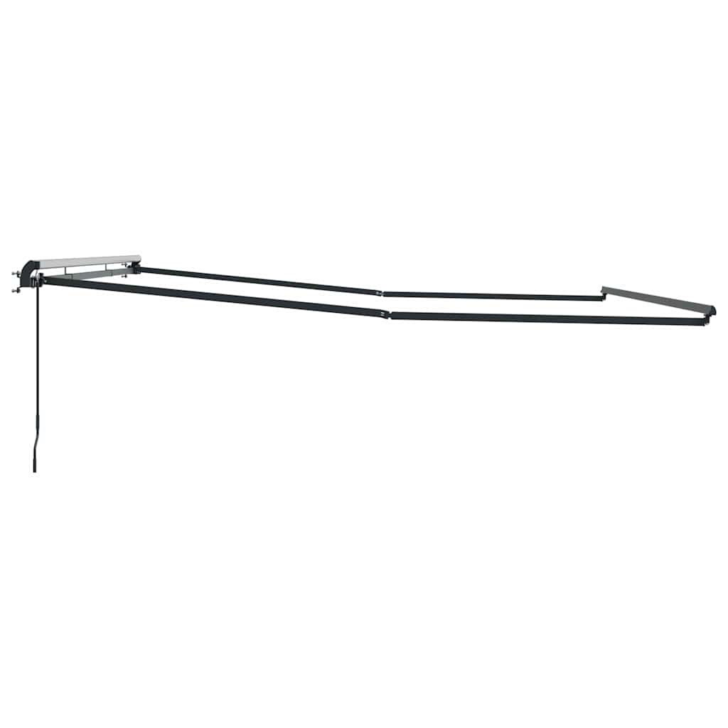 Awning Frame Manual Anthracite 500 x 350 cm Aluminium