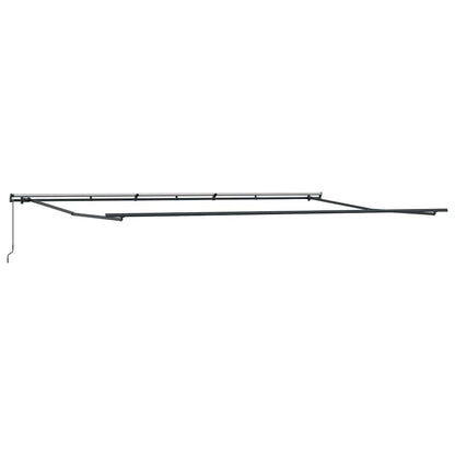 Awning Frame Manual Anthracite 600 x 350 cm Aluminium