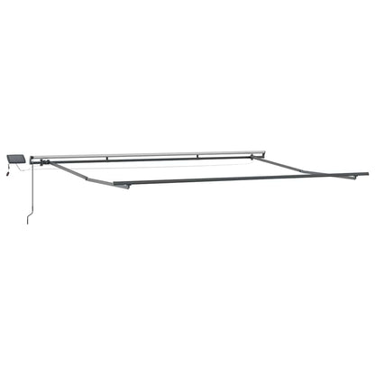 Awning Frame Manual Anthracite 400 x 300 cm Aluminium