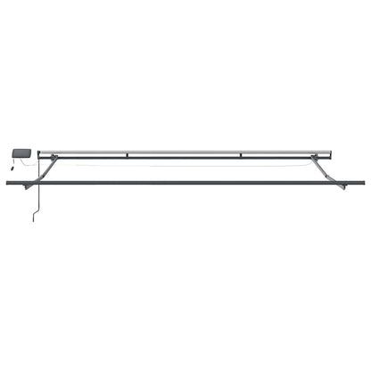 Awning Frame Manual Anthracite 400 x 300 cm Aluminium