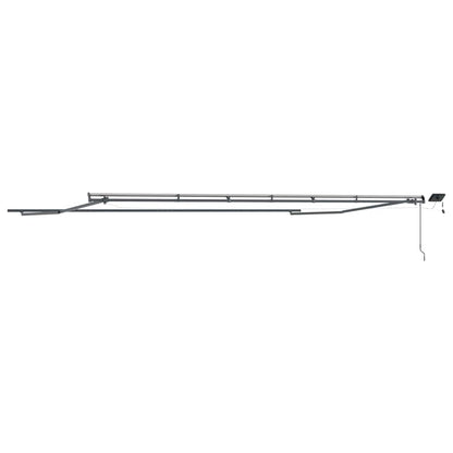 Awning Frame Manual Anthracite 600 x 300 cm Aluminium