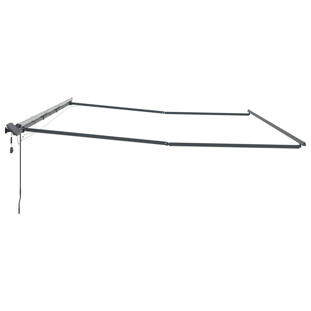 Awning Frame Manual Anthracite 600 x 300 cm Aluminium