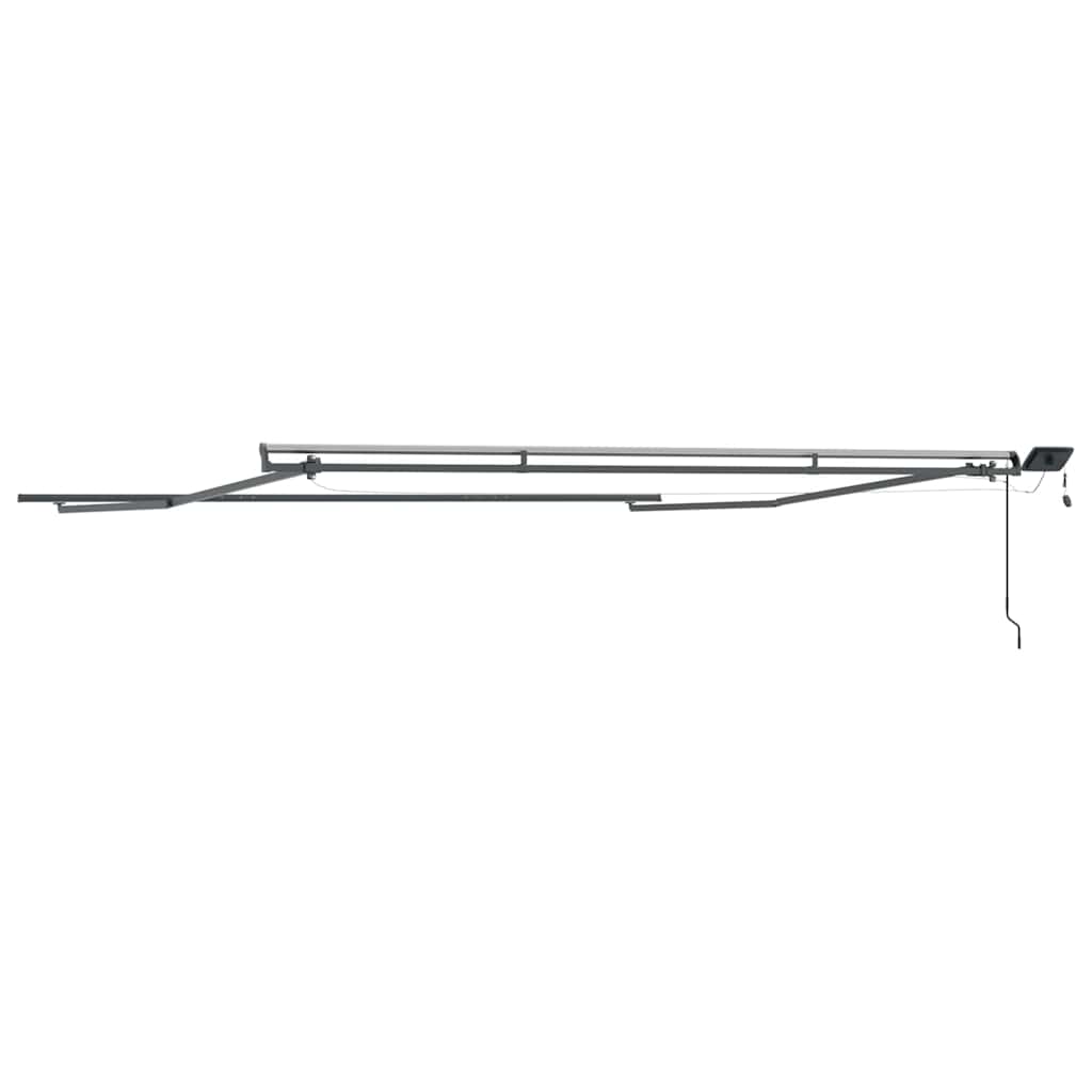 Awning Frame Manual Anthracite 400 x 350 cm Aluminium
