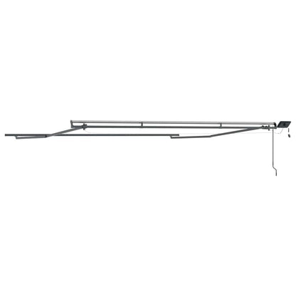 Awning Frame Manual Anthracite 450 x 350 cm Aluminium