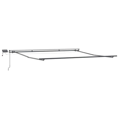 Awning Frame Manual Anthracite 500 x 350 cm Aluminium