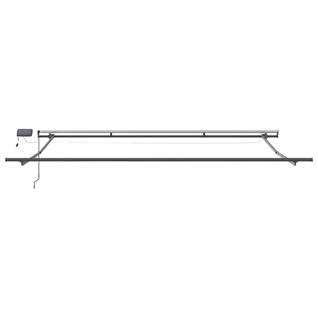 Awning Frame Manual Anthracite 500 x 350 cm Aluminium