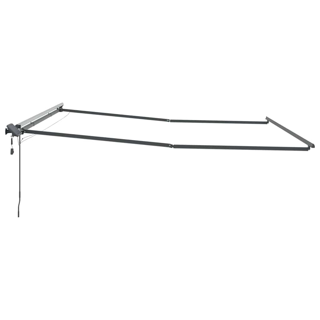 Awning Frame Manual Anthracite 500 x 350 cm Aluminium