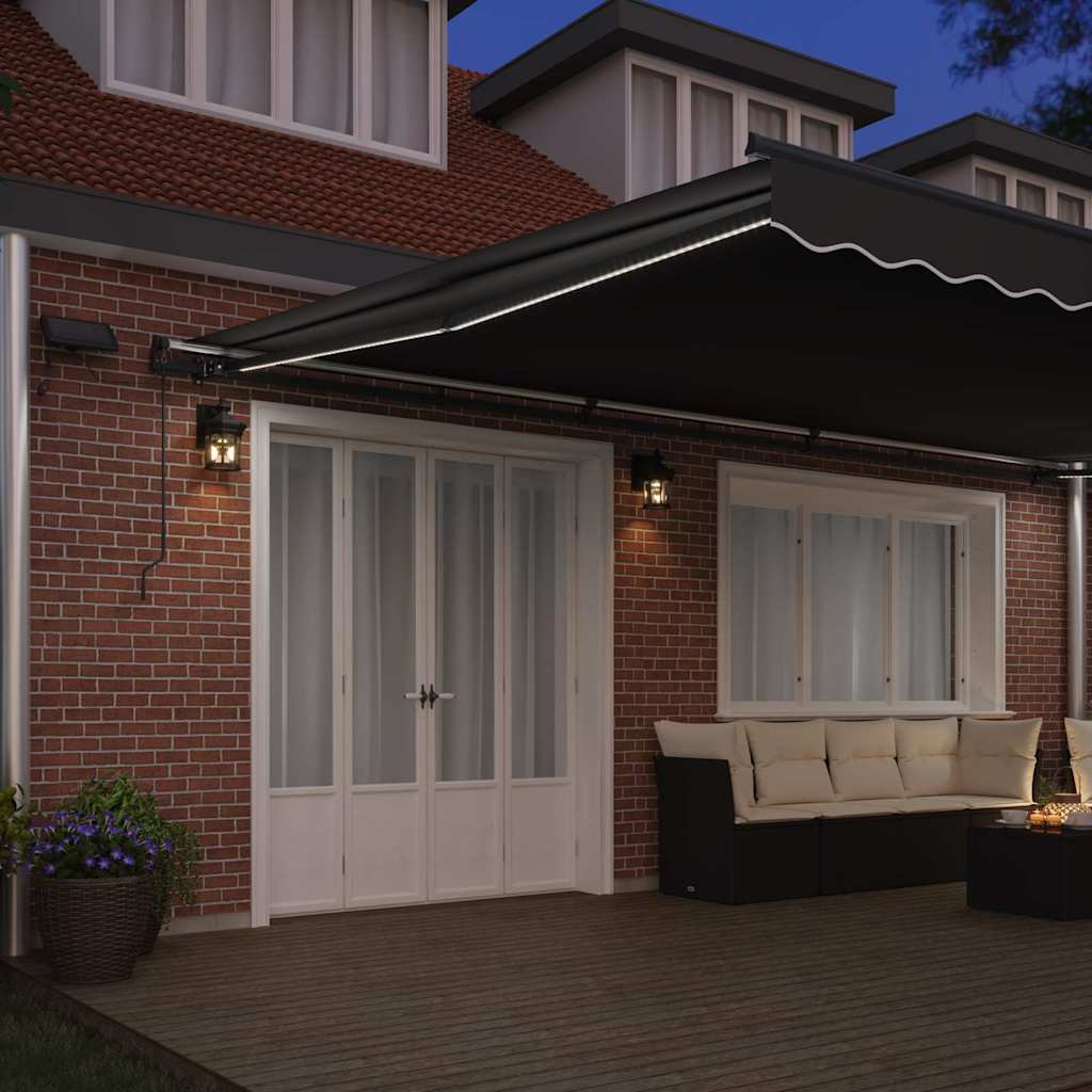 Awning Frame Manual Anthracite 600 x 350 cm Aluminium
