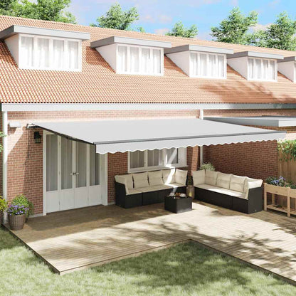 Awning Frame Manual Anthracite 600 x 350 cm Aluminium
