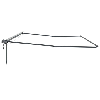 Awning Frame Manual Anthracite 600 x 350 cm Aluminium