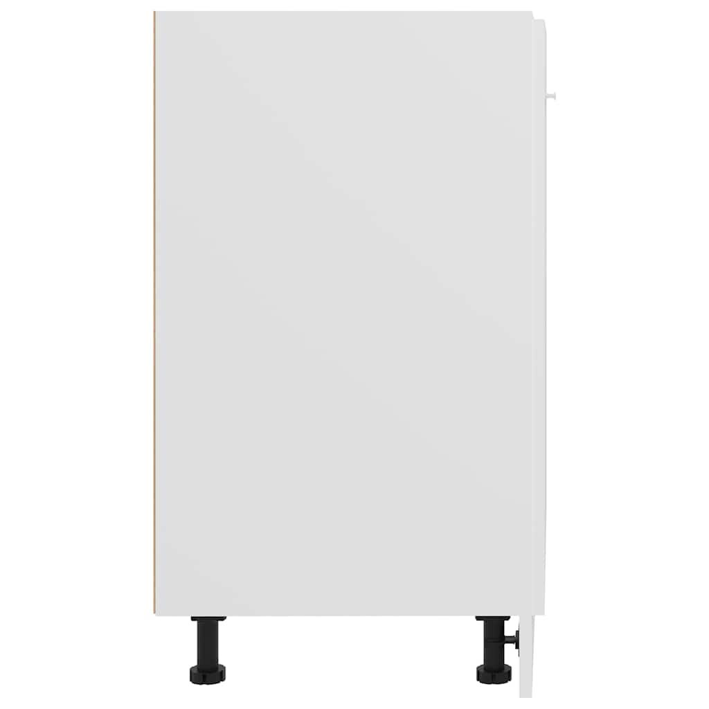 Bottom Cabinet Lyon White 60x46x81.5 cm Engineered Wood