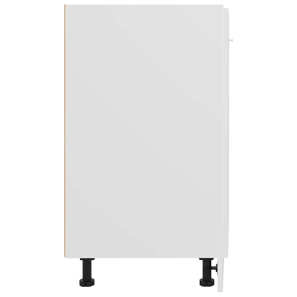 801188 vidaXL Bottom Cabinet "Lyon" White 60x46x81,5 cm Engineered Wood