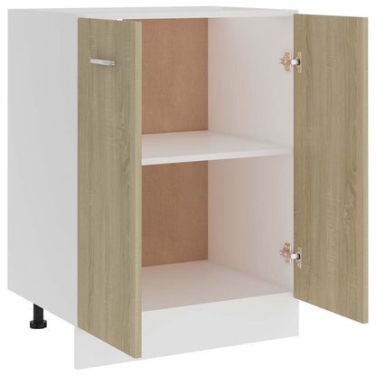 801191 vidaXL Bottom Cabinet "Lyon" Sonoma Oak 60x46x81,5 cm Engineered Wood
