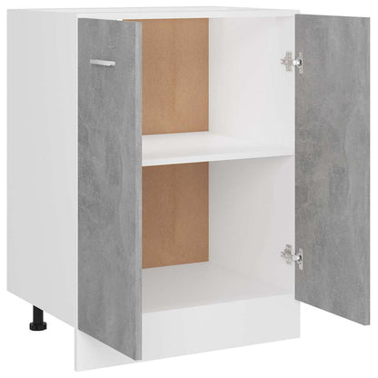 801192 vidaXL Bottom Cabinet "Lyon" Concrete Grey 60x46x81,5 cm Engineered Wood